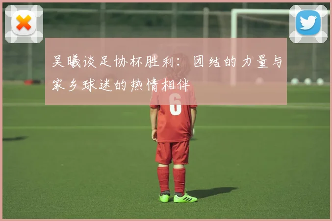 吴曦谈足协杯胜利：团结的力量与家乡球迷的热情相伴